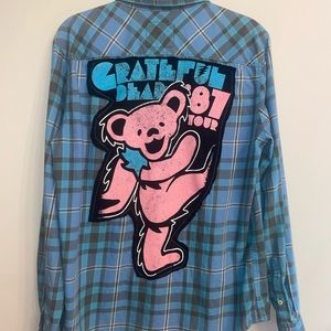 Sojara Grateful Dead Flannel EUC; Size: medium/large (oversized fit)